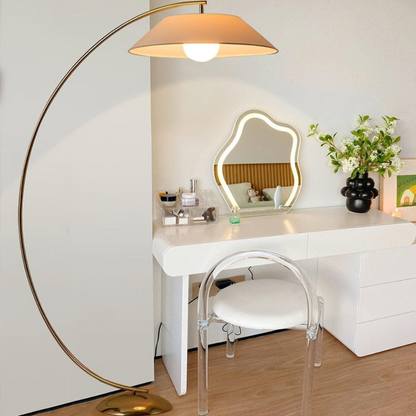 Modern Sculpted Floor Lamp | Flowing Silhouette Standing Light | Ridorn