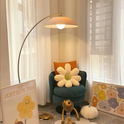 Modern Sculpted Floor Lamp | Flowing Silhouette Standing Light | Ridorn