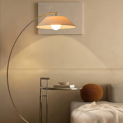 Modern Sculpted Floor Lamp | Flowing Silhouette Standing Light | Ridorn