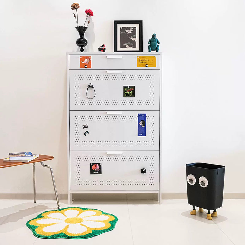 3-Tier Minimalist Steel Shoe Rack for Stylish Entryway | Ridorn-Shoe Storage-Ridorn