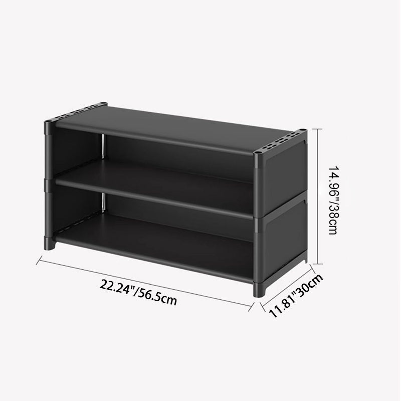 3-Tier Shoe Storage Organizer for Entryway with Durable | Ridorn-Shoe Storage & Organizers-Ridorn