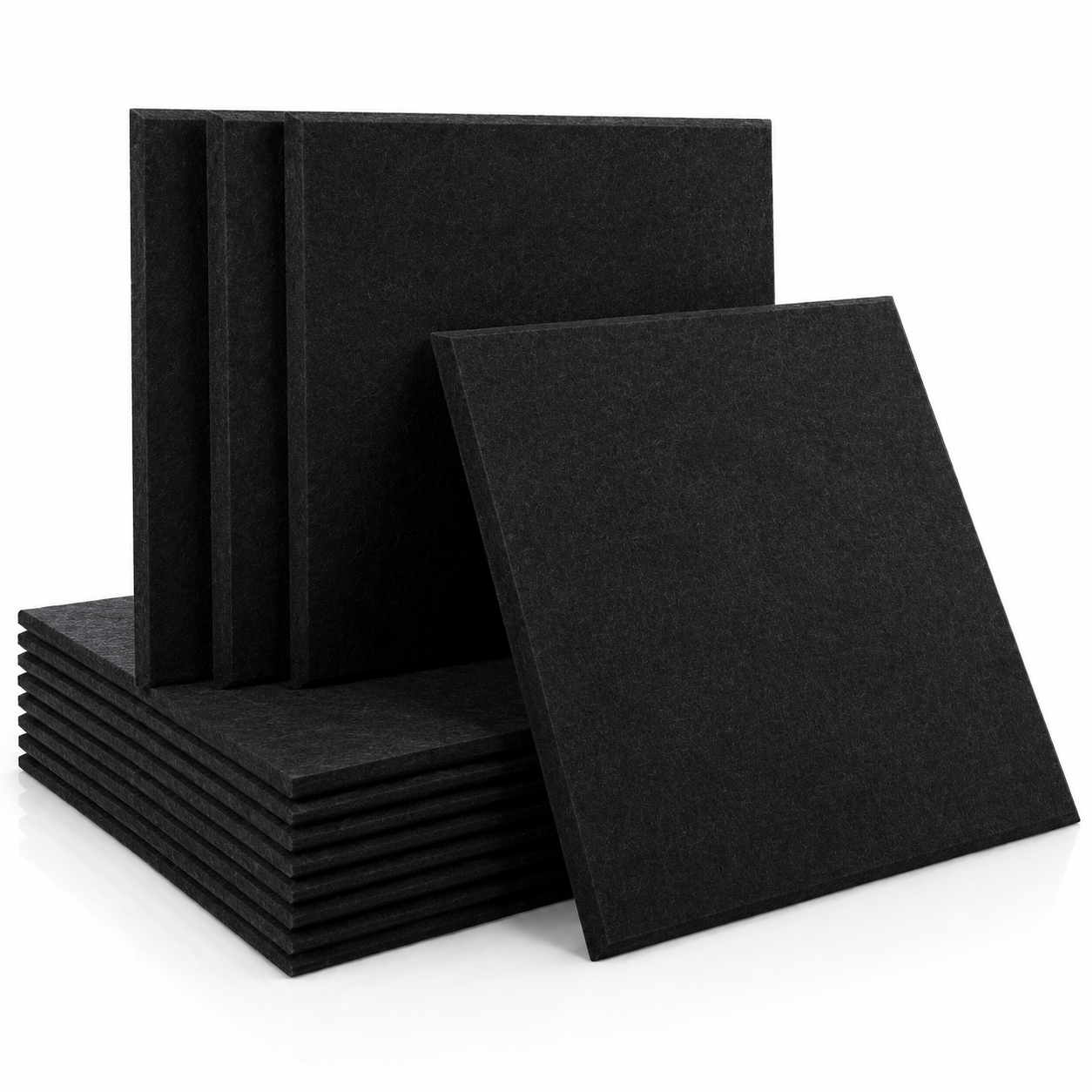 Acoustic Soundproofing Panels, Eco-Friendly Sound Insulation Tiles for Studio, Office & Home