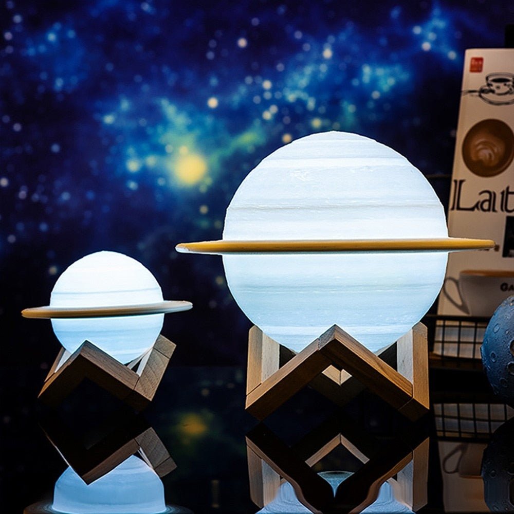 3D Saturn LED Table Lamp | Ridorn-Table Lamp-Ridorn