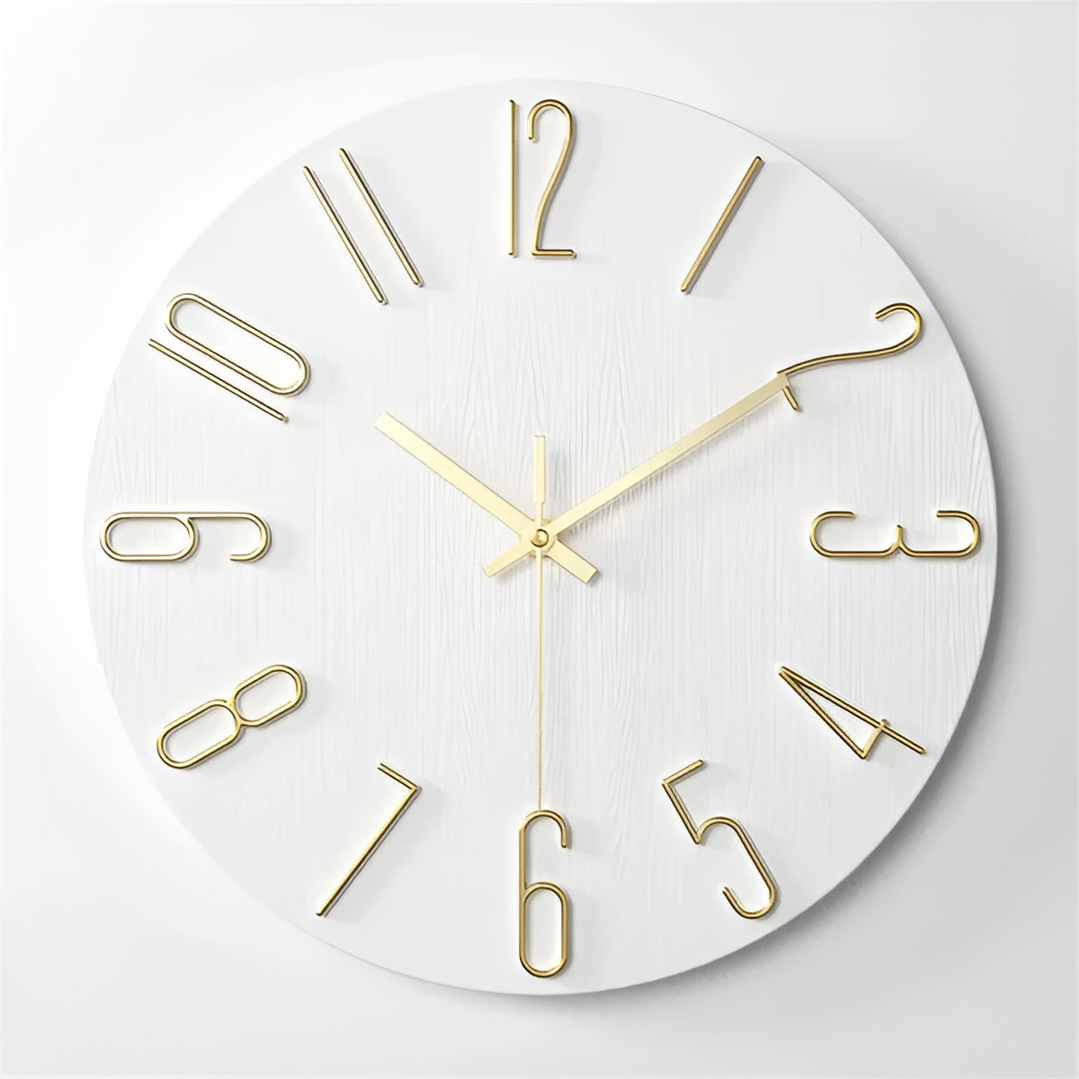 Stylish 3D Wall Clock for Home and Office Decor | Ridorn
