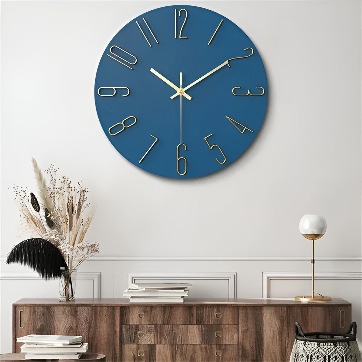 Stylish 3D Wall Clock for Home and Office Decor | Ridorn