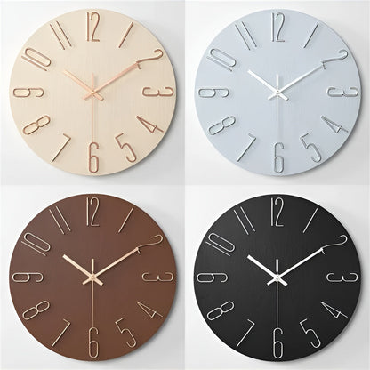 Stylish 3D Wall Clock for Home and Office Decor | Ridorn