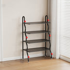 4-Tier Modern Minimalist Iron Shoe Rack for Entryway Storage | Ridorn-Shoe Racks-Ridorn