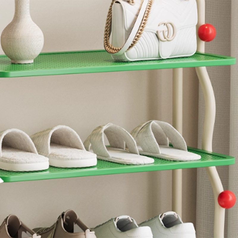 4-Tier Modern Minimalist Iron Shoe Rack for Entryway Storage | Ridorn-Shoe Racks-Ridorn