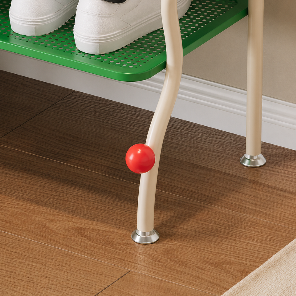 4-Tier Modern Minimalist Iron Shoe Rack for Entryway Storage | Ridorn-Shoe Racks-Ridorn