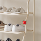 4-Tier Modern Minimalist Iron Shoe Rack for Entryway Storage | Ridorn-Shoe Racks-Ridorn
