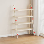 4-Tier Modern Minimalist Iron Shoe Rack for Entryway Storage | Ridorn-Shoe Racks-Ridorn