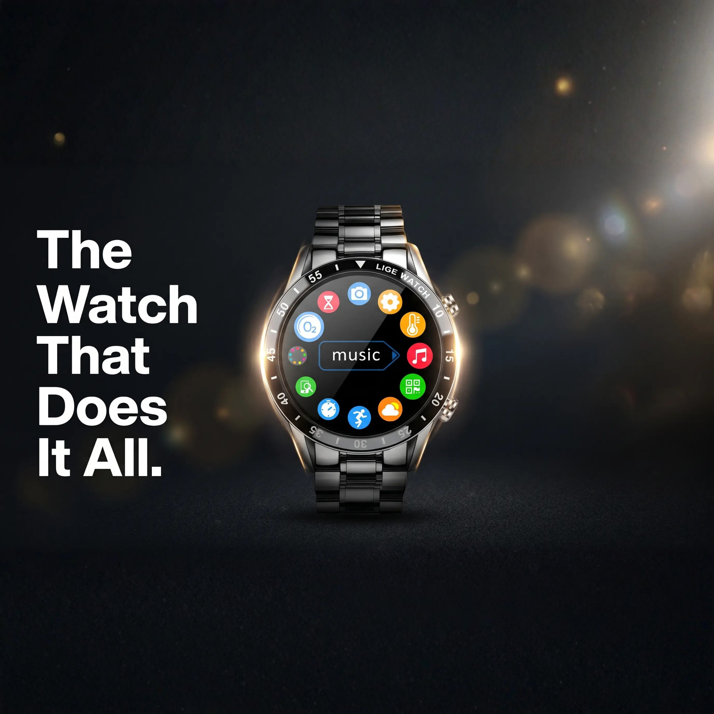 4G Smartwatch with Calls & GPS, Standalone Smart Watch with Health Tracking-Ridorn