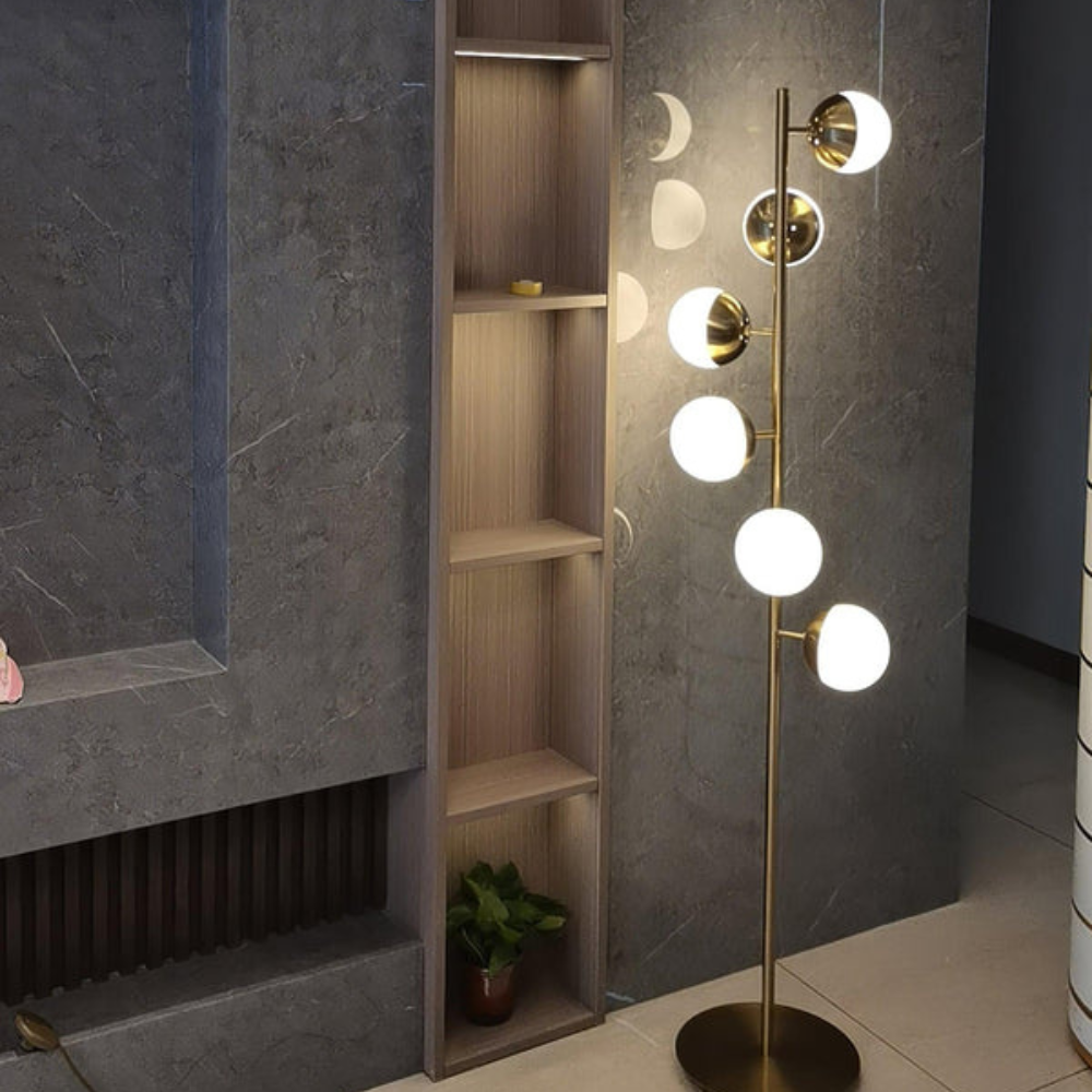 Flow Form Floor Lamp | Sculptural Design | Ridorn