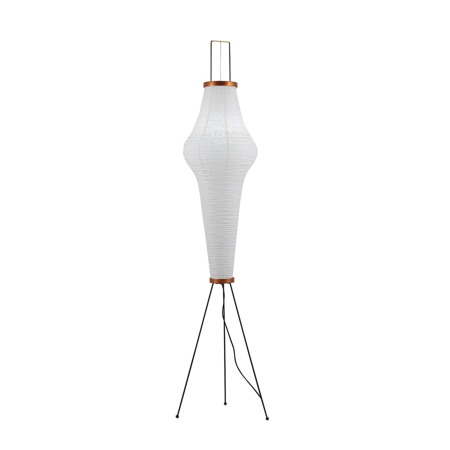 Floor Lamp | Tripod Lighting Fixture with Paper Shade | Ridorn