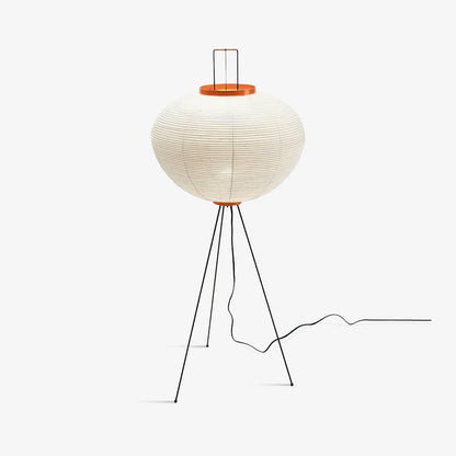 Floor Lamp | Tripod Lighting Fixture with Paper Shade | Ridorn