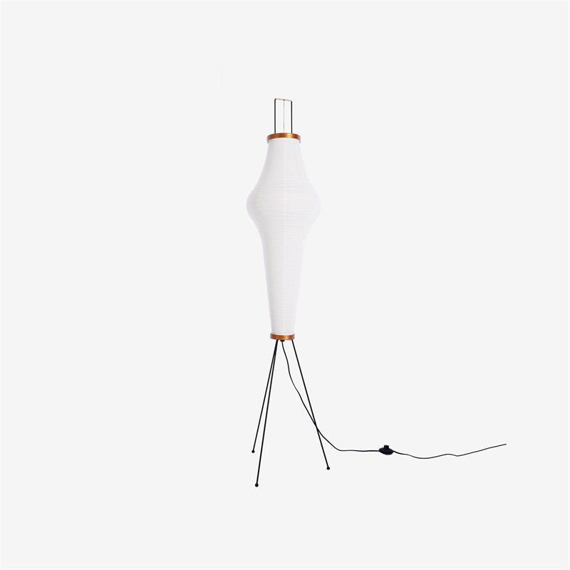 Floor Lamp | Tripod Lighting Fixture with Paper Shade | Ridorn