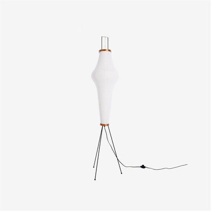 Floor Lamp | Tripod Lighting Fixture with Paper Shade | Ridorn