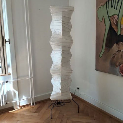 Floor Lamp | Tripod Lighting Fixture with Paper Shade | Ridorn