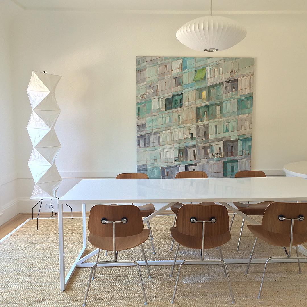 Floor Lamp | Tripod Lighting Fixture with Paper Shade | Ridorn