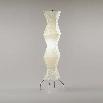 Floor Lamp | Tripod Lighting Fixture with Paper Shade | Ridorn