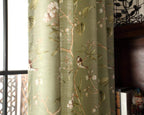 Floral Bird Pattern Blackout Curtains for Any Room