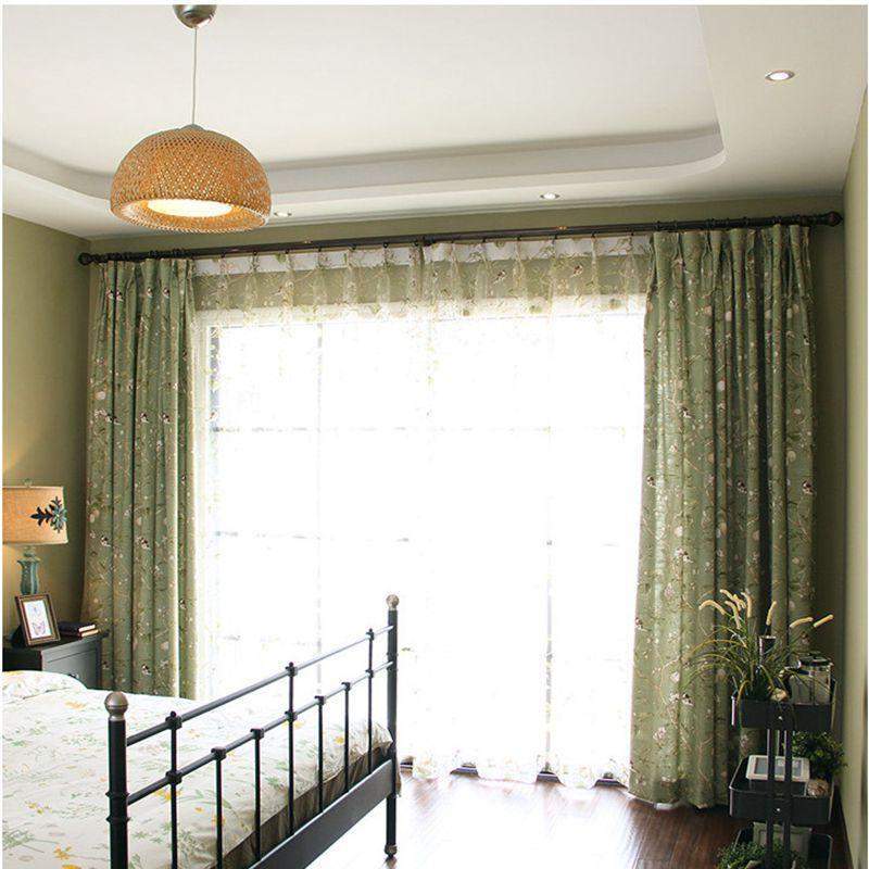 Floral Bird Pattern Blackout Curtains for Any Room
