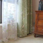Floral Bird Pattern Blackout Curtains for Any Room