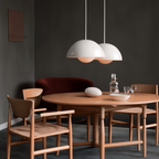 Colourful Half-Circle Chandelier – Modern Scandinavian Ceiling Light