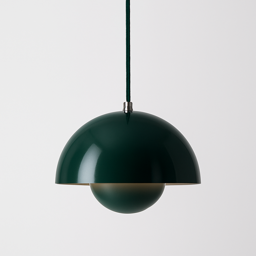 Colourful Half-Circle Chandelier – Modern Scandinavian Ceiling Light