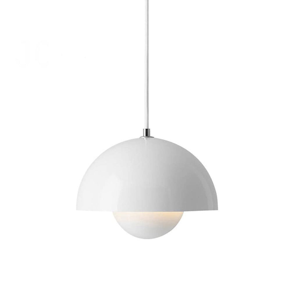 Colourful Half-Circle Chandelier – Modern Scandinavian Ceiling Light