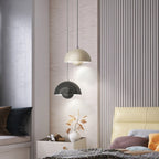Colourful Half-Circle Chandelier – Modern Scandinavian Ceiling Light