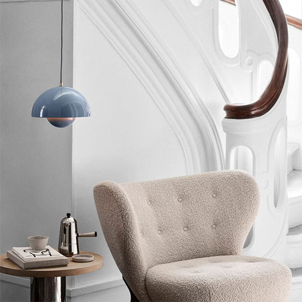 Colourful Half-Circle Chandelier – Modern Scandinavian Ceiling Light