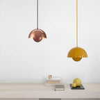 Colourful Half-Circle Chandelier – Modern Scandinavian Ceiling Light