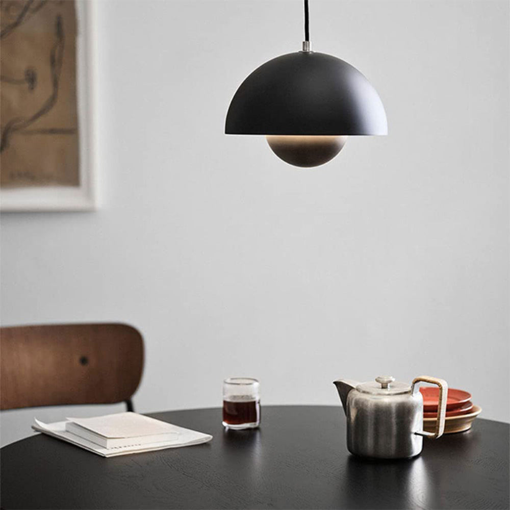 Colourful Half-Circle Chandelier – Modern Scandinavian Ceiling Light