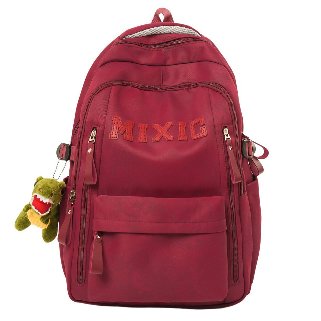 Graphic Print School Backpack with Spacious Storage