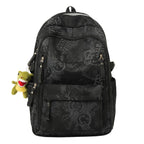 Graphic Print School Backpack with Spacious Storage