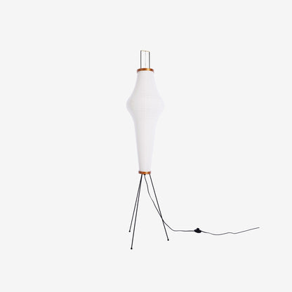 Floor Lamp | Tripod Lighting Fixture with Paper Shade | Ridorn