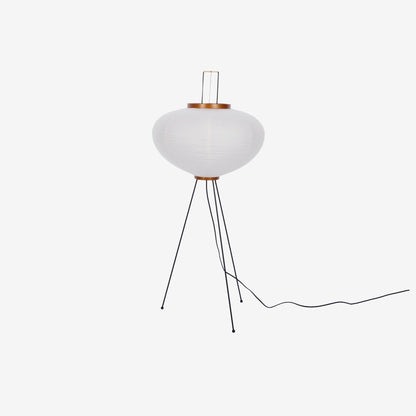 Floor Lamp | Tripod Lighting Fixture with Paper Shade | Ridorn