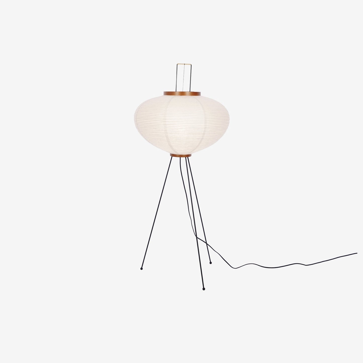 Floor Lamp | Tripod Lighting Fixture with Paper Shade | Ridorn