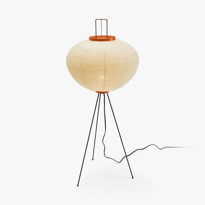 Floor Lamp | Tripod Lighting Fixture with Paper Shade | Ridorn