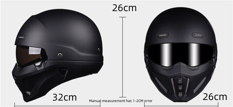 Detachable Full Face Helmet for Biking and Skating