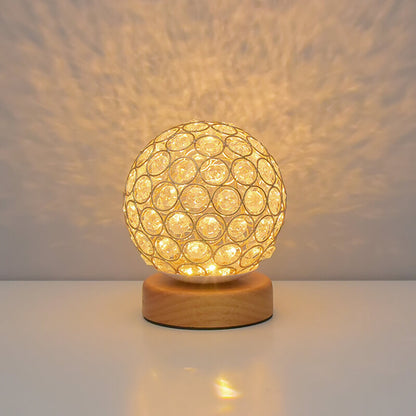 Rechargeable Bamboo LED Table Lamp | Ridorn