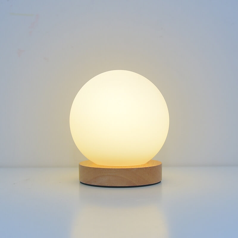Rechargeable Bamboo LED Table Lamp | Ridorn