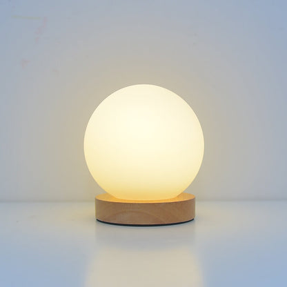 Rechargeable Bamboo LED Table Lamp | Ridorn