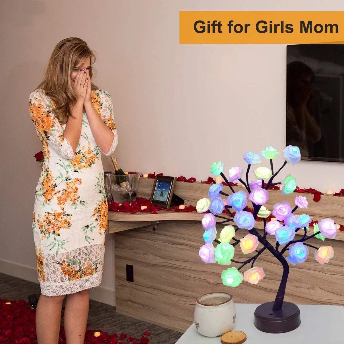 LED Rose Flower Decorative Lamp | Ridorn