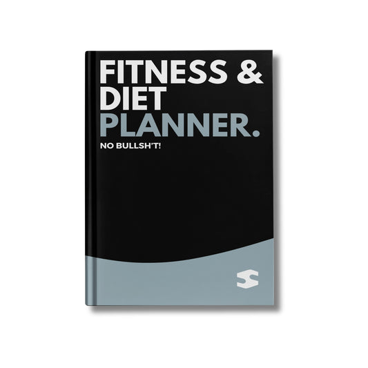 Fitness & Diet Planner, Gym Log Book & Food Journal - Workout Journal, Habit Tracker, Undated Daily Fitness Diary for Men & Women