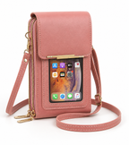 RFID Blocking Phone Bag, Anti-Theft Crossbody Wallet Purse with Shoulder Strap
