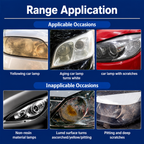 Headlight Restoration Kit, Car Headlight Lens Cleaning & Polishing Set for Foggy Dull Lights