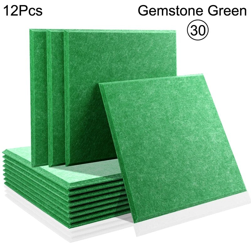 Acoustic Soundproofing Panels, Eco-Friendly Sound Insulation Tiles for Studio, Office & Home-Ridorn