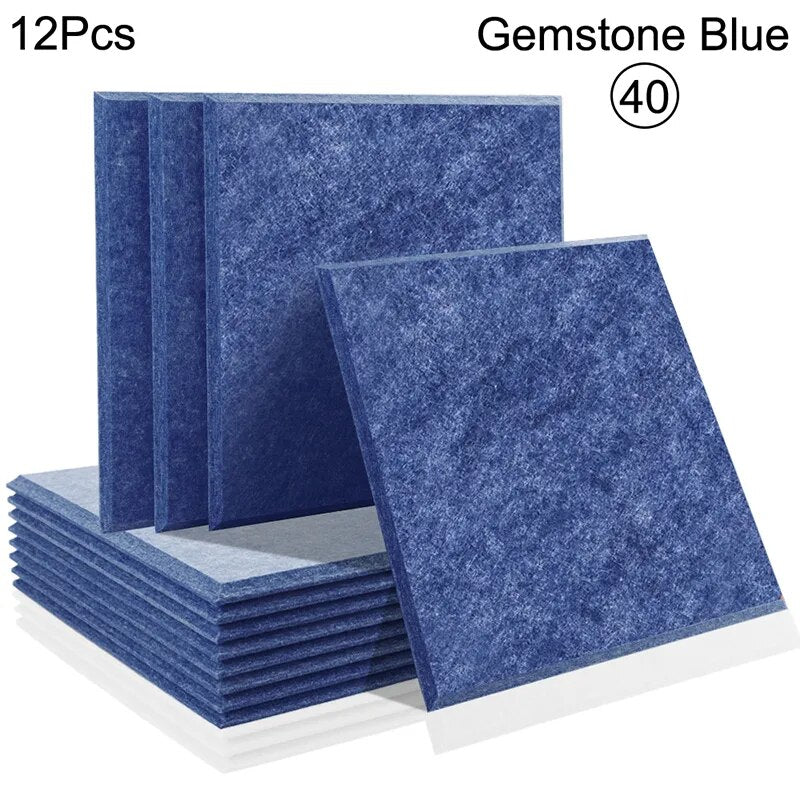 Acoustic Soundproofing Panels, Eco-Friendly Sound Insulation Tiles for Studio, Office & Home-Ridorn